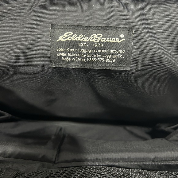 Eddie Bauer Business Backpack Black Laptop Sleeve Office Backpack Travel Bag - Picture 8 of 10